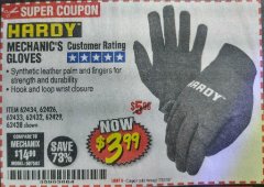 Harbor Freight Coupon MECHANIC'S GLOVES2 Lot No. 64181/64180/64539/62433/64540/62424/64541/62425 Expired: 8/1/18 - $3.99