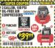 Harbor Freight Coupon 3 GALLON, 100 PSI OILLESS AIR COMPRESSORS Lot No. 69269/97080/60637/61615/95275 Expired: 2/28/18 - $39.99