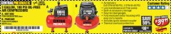 Harbor Freight Coupon 3 GALLON, 100 PSI OILLESS AIR COMPRESSORS Lot No. 69269/97080/60637/61615/95275 Expired: 5/4/19 - $39.99