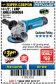 Harbor Freight Coupon HERCULES 4-1/2" ANGLE GRINDER MODEL HE61S Lot No. 63052/62556 Expired: 10/31/17 - $34.99