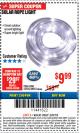 Harbor Freight ITC Coupon SOLAR ROPE LIGHT Lot No. 69297, 56883 Expired: 3/8/18 - $9.99