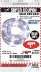 Harbor Freight Coupon SOLAR ROPE LIGHT Lot No. 69297, 56883 Expired: 7/31/17 - $9.99
