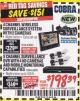 Harbor Freight Coupon 4 CHANNEL WIRELESS SURVEILLANCE SYSTEM WITH 2 CAMERAS Lot No. 63842 Expired: 1/31/18 - $198.39