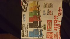 Harbor Freight Coupon 30", 5 DRAWER MECHANIC'S CARTS (ALL COLORS) Lot No. 64031/64030/64032/64033/64061/64060/64059/64721/64722/64720/56429 Expired: 3/9/19 - $189.99