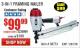 Harbor Freight Coupon 3-IN1 FRAMING NAILER Lot No. 98751/63455 Expired: 1/31/16 - $99.99