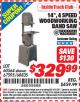 Harbor Freight ITC Coupon 14", 4 SPEED WOODWORKING BAND SAW Lot No. 67595/60564 Expired: 4/30/15 - $329.99