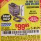 Harbor Freight Coupon 90 AMP FLUX WIRE WELDER Lot No. 61849/62719/68887 Expired: 6/11/16 - $99.99