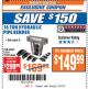 Harbor Freight ITC Coupon 16 TON HYDRAULIC PIPE BENDER Lot No. 35336/62669 Expired: 2/27/18 - $149.99