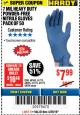 Harbor Freight Coupon POWDER-FREE HEAVY DUTY NITRILE GLOVES PACK OF 50 Lot No. 68504/61775/68505/61773/68506/61774 Expired: 4/29/18 - $7.99
