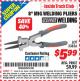 Harbor Freight ITC Coupon 8" MIG WELDING PLIERS Lot No. 33836 Expired: 6/30/15 - $5.99