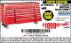 Harbor Freight Coupon US GENERAL 72" X 22" TRIPLE BANK EXTRA DEEP CABINET Lot No. 61656/64167/64003/64004 Expired: 10/31/16 - $1099.99