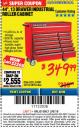 Harbor Freight ITC Coupon 44", 13 DRAWER INDUSTRIAL QUALITY ROLLER CABINET Lot No. 62270/62744/68784/69387/63271 Expired: 3/8/18 - $349.99