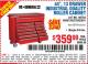 Harbor Freight Coupon 44", 13 DRAWER INDUSTRIAL QUALITY ROLLER CABINET Lot No. 62270/62744/68784/69387/63271 Expired: 7/17/15 - $359.99