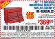 Harbor Freight Coupon 44", 13 DRAWER INDUSTRIAL QUALITY ROLLER CABINET Lot No. 62270/62744/68784/69387/63271 Expired: 8/25/15 - $369.99
