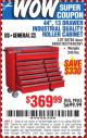 Harbor Freight Coupon 44", 13 DRAWER INDUSTRIAL QUALITY ROLLER CABINET Lot No. 62270/62744/68784/69387/63271 Expired: 10/12/15 - $369.99
