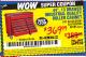 Harbor Freight Coupon 44", 13 DRAWER INDUSTRIAL QUALITY ROLLER CABINET Lot No. 62270/62744/68784/69387/63271 Expired: 12/1/15 - $369.99