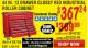 Harbor Freight Coupon 44", 13 DRAWER INDUSTRIAL QUALITY ROLLER CABINET Lot No. 62270/62744/68784/69387/63271 Expired: 1/31/16 - $367.24