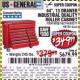 Harbor Freight Coupon 44", 13 DRAWER INDUSTRIAL QUALITY ROLLER CABINET Lot No. 62270/62744/68784/69387/63271 Expired: 7/7/17 - $349.99
