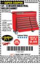 Harbor Freight Coupon 44", 13 DRAWER INDUSTRIAL QUALITY ROLLER CABINET Lot No. 62270/62744/68784/69387/63271 Expired: 10/31/17 - $379.99