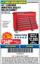 Harbor Freight Coupon 44", 13 DRAWER INDUSTRIAL QUALITY ROLLER CABINET Lot No. 62270/62744/68784/69387/63271 Expired: 11/22/17 - $349.99